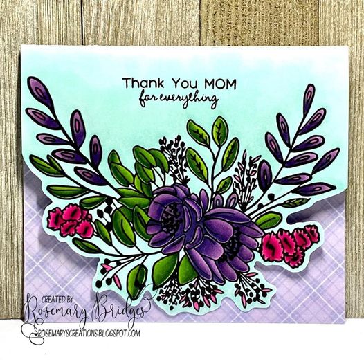 Happy Bouquet Digital Stamp