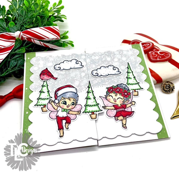 Tiptoe Fairy Dance Stamp Set