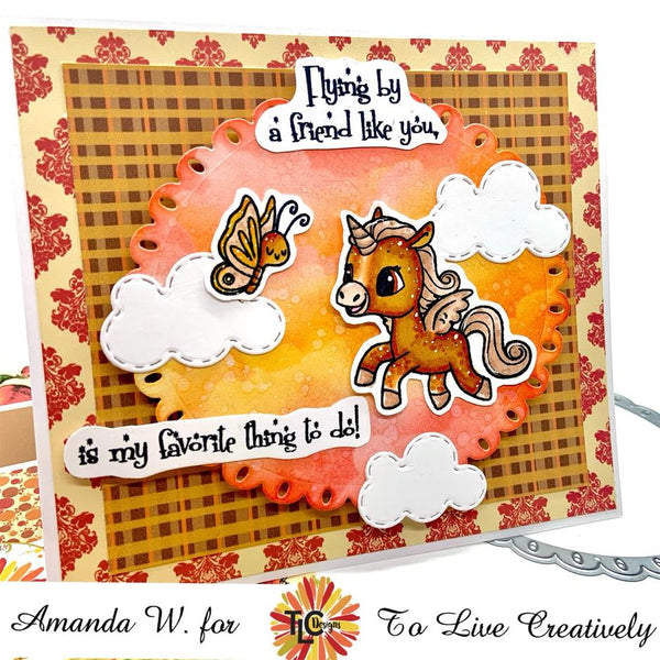 Alicorn Happiness Stamps