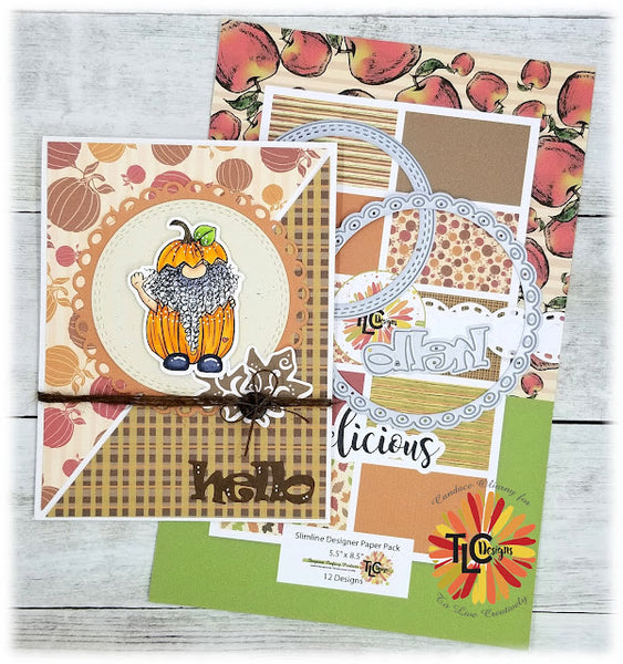 Delicious Slimline Stock Paper Pack