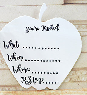 The perfect invitation information right there in one stamp set! The EZ Salutations stamp set from TLCDesigns.shop says it all! What:, When:, Where:, and even RSVP!