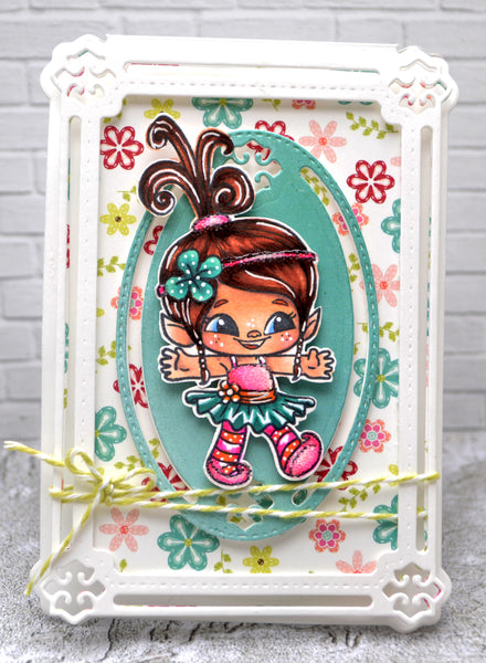 Butterfly Rectangle Frame Die