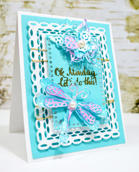 Scalloped Rectangle Garden Die