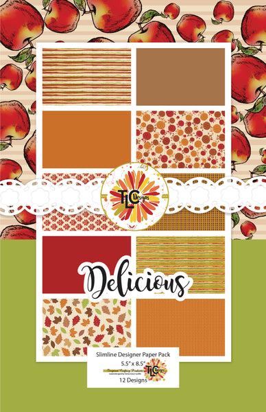 Delicious Slimline Stock Paper Pack