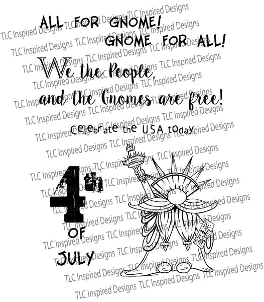 This is the watermarked picture of Gnorman 4 all digital stamp. This is a free illustration at TLCDesigns.shop
