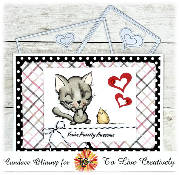 Loving Petals Square Die