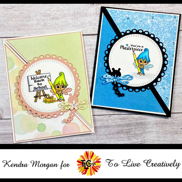 Happy Dragonfly Circle Die