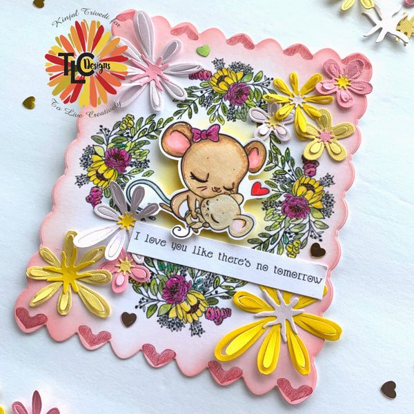 Happy Bouquet Digital Stamp