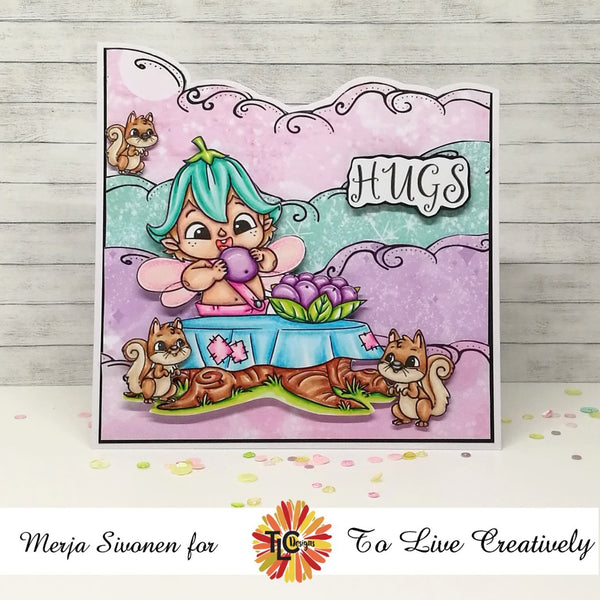 Foraging Fairies Digital Stamp Set