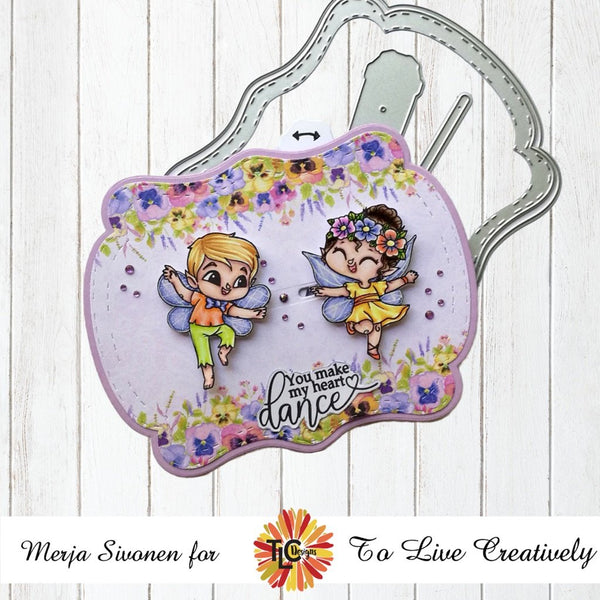 Tiptoe Fairy Dance Stamp Set