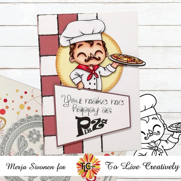Pizza Pals Digital Stamps