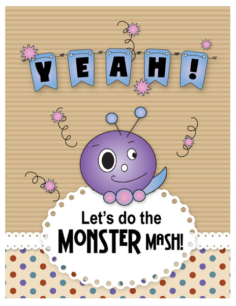 Monster Mash Digital Stamp Set
