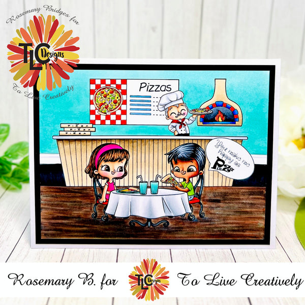 Pizza Pals Digital Stamps