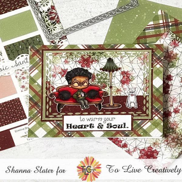 Classic Santa Slimline Stock Paper Pack