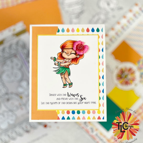 Hula Hello Digital Stamp Set