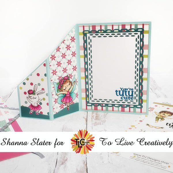 Scalloped Rectangle Garden Die