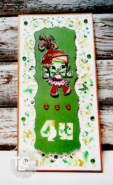 Emerald Fall Slimline Digital Paper Pack