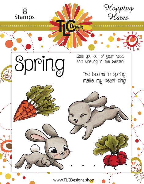 Hopping Hares Stamp Set