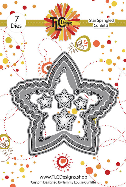 Star Spangled Confetti Die