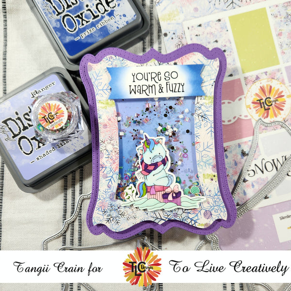Warm & Fuzzy Unicorn Stamp