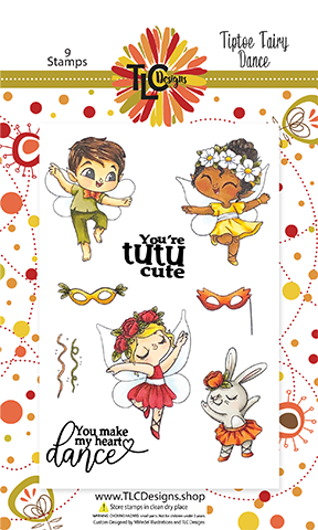 Tiptoe Fairy Dance Stamp Set