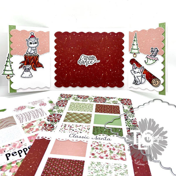 Classic Santa Slimline Stock Paper Pack