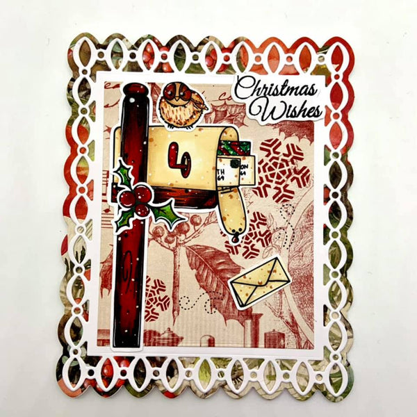 Classic Santa Slimline Stock Paper Pack