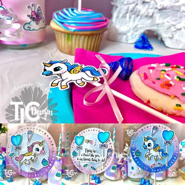 Alicorn Happiness Stamps