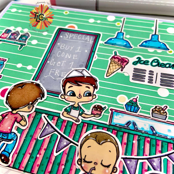 Parlor Stamp Set