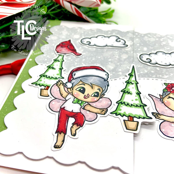 Tiptoe Fairy Dance Stamp Set