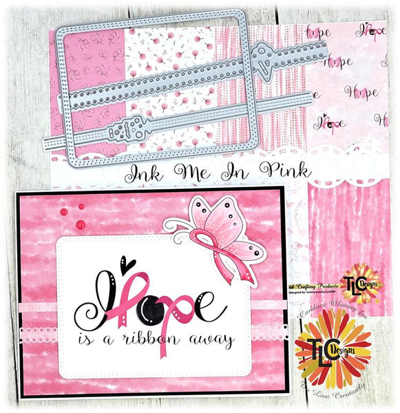 Ink Me In Pink Slimline Digital Paper Pack
