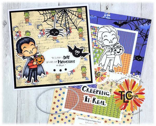 Creeping it Real Slimline Stock Paper Pack