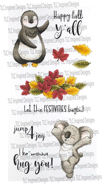 Festive Friends Digital Stamp Set