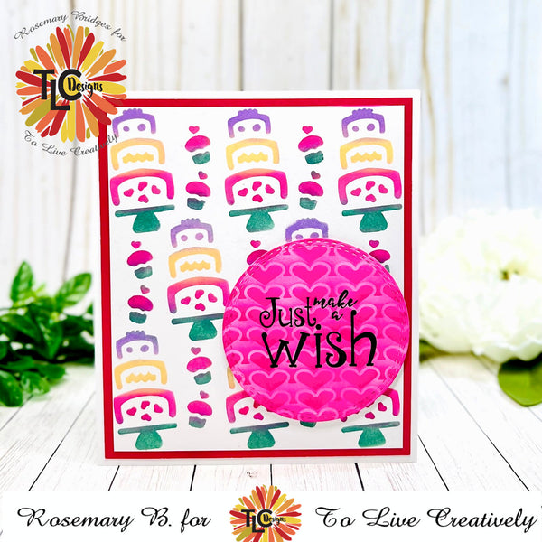 Celebrate Sweetly Stencil