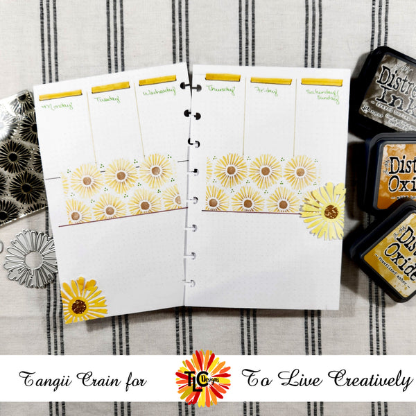 Gerbera Daisy Background Stamps