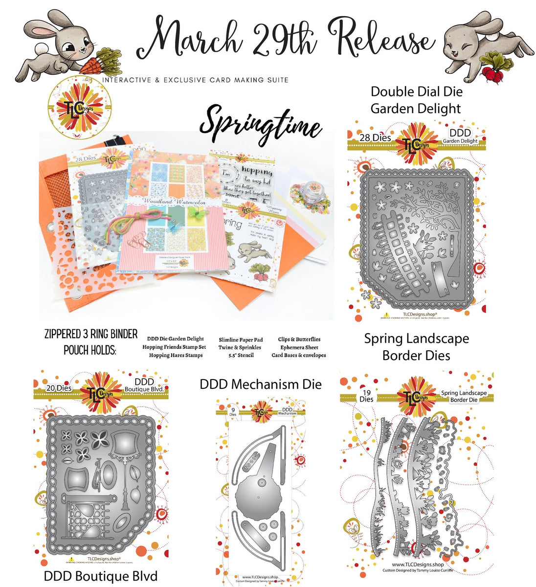 March 2023 Release: New Dies plus Springtime Interactive Card Making S ...