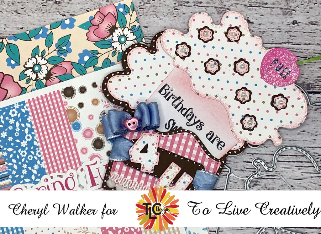 Sweet Cupcake card with pocket video tutorial