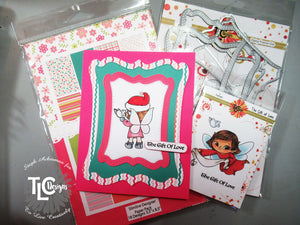 How to create a Christmas card using non-traditional colors