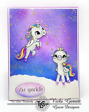 Alicorn Happiness Stamps
