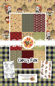 Chilly Fun Slimline Stock Paper Pack