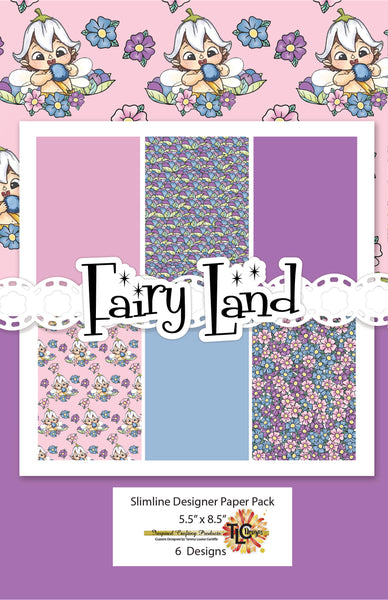 Fairy Land Slimline Stock Paper Pack
