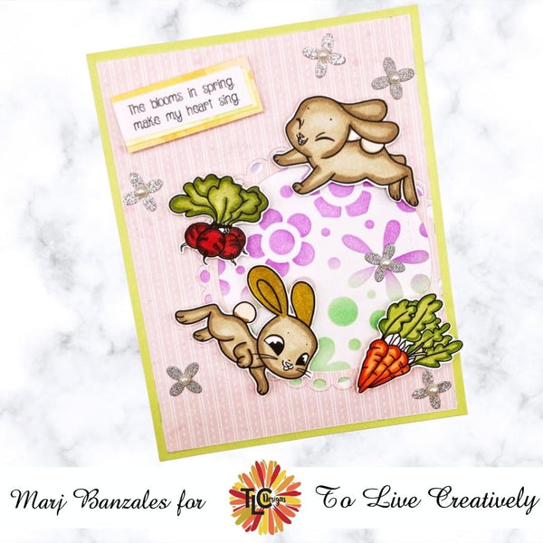 Hopping Hares Stamp Set