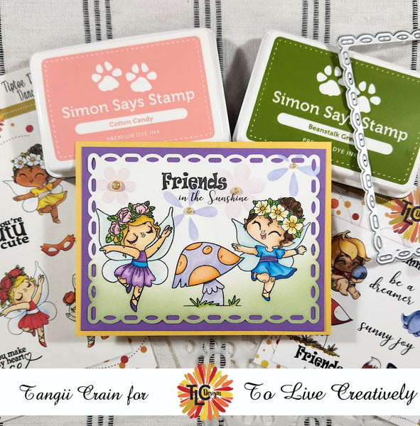 Tiptoe Fairy Dance Stamp Set