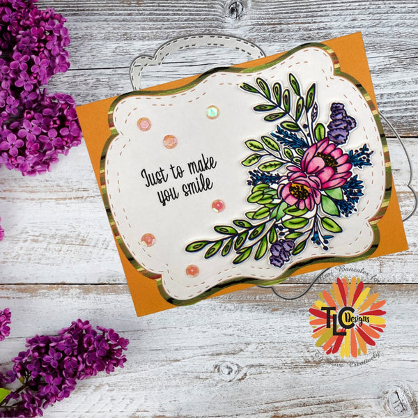 Happy Bouquet Digital Stamp