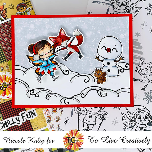 Chilly Fun Slimline Stock Paper Pack