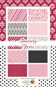 Sincerely Yours Slimline Stock Paper Pack